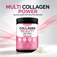 Collagène en poudre à marque privée, formule personnalisée, mélange de protéines de collagène hydrolysé en sachet, fabricant de suppléments OEM