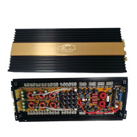 Amplificateur Auto Monobloc Classe D pour Subwoofer, Amplificateur Audio Voiture Haut-Parleur Auto 6500W Haute Puissance Coréen Universel Mono 12dB