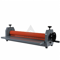 Équipement de laminage manuel à rouleaux de 650 mm pour autocollants en vinyle et affiches, laminateur à froid