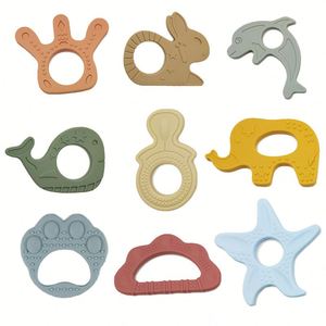 Venta al por Mayor de Juguetes de Animales de Dibujos Animados de Grado Alimenticio, Juguetes para la Dentición de Bebés No Tóxicos de Grado Alimenticio Sin Bisfenol A - Product Image 2