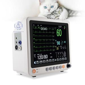 CE 6 Paramètre Spo2 HR ECG PR TEMP NIBP Bonne Qualité Portable Vétérinaire CE Pet Moniteur Patient - Product Image 1