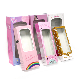 Yilucai Tùy Chỉnh Có Thể Gập Lại Các Tông Sóng Hộp Búp Bê Trẻ Em Đồ Chơi Bao Bì Hộp Giấy Với Cửa Sổ PVC - Product Image 6