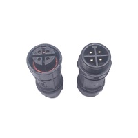 Conectores de cable de alimentación de tira de luz LED M16 macho/hembra IP67/IP68 2/3/4/5/6/8/9 pines montaje en Panel impermeable recto Circular latón