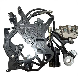 Kit de Soporte de Freno de Disco Trasero de Doble Caliper AXZ Modificado de Aleación Ligera de Aluminio con Acabado de Óxido Anódico para Caliper de Freno de <span class=keywords><strong>Pie</strong></span> - Product Image 2