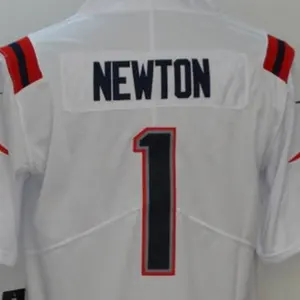New England American Football Wear #1 NEWTON Hot Selling Embroidered Jersey American Football Top