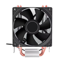 ESGAMING Factory Gaming 2 caloducs CPU refroidisseur de refroidissement par air 4 broches multi-plate-forme éclairage rvb intégré PC ordinateur dissipateur de chaleur ventilateur