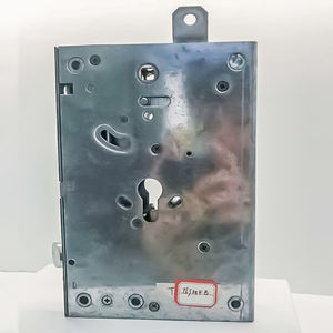 Set di blocco <span class=keywords><strong>a</strong></span> leva per maniglia della <span class=keywords><strong>porta</strong></span> in alluminio di sicurezza serratura <span class=keywords><strong>a</strong></span> mortasa completa <span class=keywords><strong>a</strong></span> 3 punti con <span class=keywords><strong>molla</strong></span> per serrature da infilare - Product Image 2