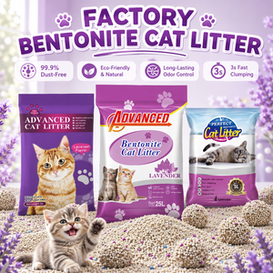 Expédition rapide, litière sanitaire écologique pour chats, litière pour chats en bentonite naturelle, sans poussière, en vrac, exportation mondiale - Product Image 1
