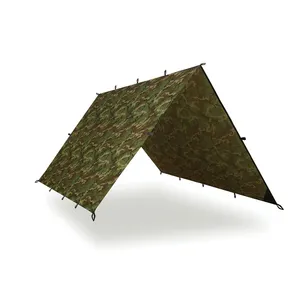 Bâche camo imperméable à usage moyen Bâche camouflage PE bâche de camping camouflage tente imperméable