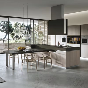 Diseños <span class=keywords><strong>de</strong></span> gabinetes <span class=keywords><strong>de</strong></span> <span class=keywords><strong>cocina</strong></span> modernos para cocinas pequeñas con gabinetes americanos <span class=keywords><strong>de</strong></span> lujo y tamaños estándar en mm - Product Image 3