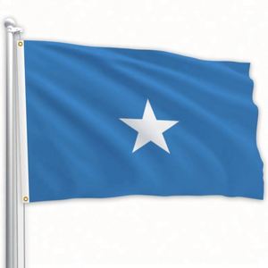 Factory Wholesale 3X5FT 90x150cm Digital Printing 100% Polyester Custom <b>Flags</b> Banners Somalia <b>Flags</b> for Event - Product Image 1