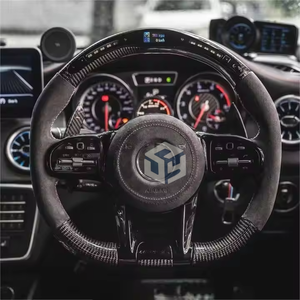 Mise à niveau du <span class=keywords><strong>volant</strong></span> pour Mercedes Benz Cls 350 W157 W218 W219 W257 53 63 A45 <span class=keywords><strong>a</strong></span> <span class=keywords><strong>45</strong></span> W176 W177 <span class=keywords><strong>Amg</strong></span> <span class=keywords><strong>Volant</strong></span> en fibre de carbone - Product Image 3