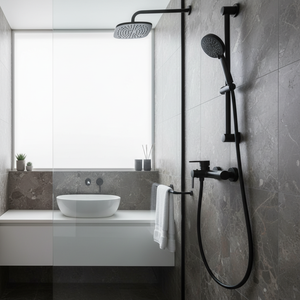 Nico-40 Kamalu nero PVC flessibile doccia Design moderno con ottone e plastica per bagno impianti idraulici - Product Image 3