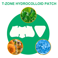 Nettoyage en profondeur des pores bande de pores du nez dissolvant de points noirs patchs hydrocolloïdes pour le visage