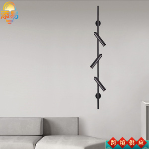 Modern Minimalist <b>Wall</b> Lamp Led <b>Light</b> E27 <b>Switch</b> Control Adjustable Angle For Living Room Hallway Bedroom - Product Image 5