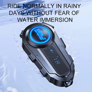 Nuevo Casco Inteligente con Auriculares Bluetooth, Linterna LED, Resistente al Agua IPX6, Auriculares Inalámbricos Deportivos para Motocicleta - Product Image 5
