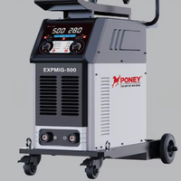 Machine à souder industrielle IGBT Inverter Mig-500A 3 en 1 avec fonction de gougeage, affichage numérique, 15 kg de fil, Soldar 3-380V