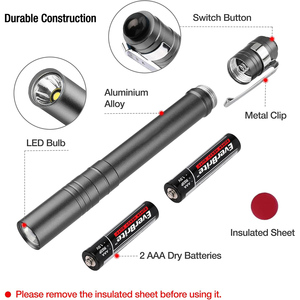 Linterna LED UV Personalizada, Linterna de Aluminio, Potente Mini Linterna de Bolsillo, Linterna de Camping Ligera, ODM OEM - Product Image 3