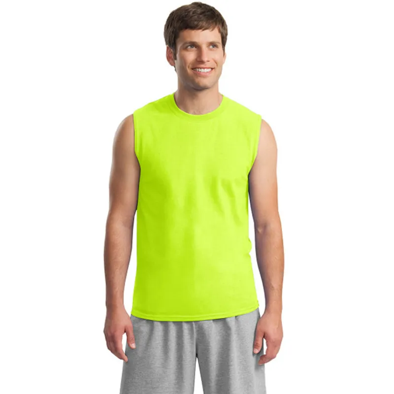 Gildan Hi Vis Ultra Cotton T-shirt sans manches 2700