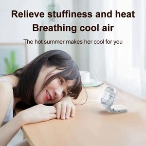 Ventilateur de bureau pliable, rechargeable par USB, créatif, pratique pour le bureau, extérieur, poche, petit ventilateur mini - Product Image 6