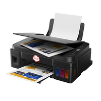 Tout Nouveau pour Imprimante Jet d'Encre Tout-en-Un Can-on G2810 de Haute Qualité, Idéale pour le Bureau avec Remplissage d'Encre Facile
