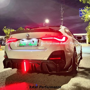 Difusor de labio trasero de fibra de carbono seco estilo LED de rendimiento Xstar para <span class=keywords><strong>Bmw</strong></span> <span class=keywords><strong>I4</strong></span> <span class=keywords><strong>M50</strong></span> <span class=keywords><strong>G26</strong></span> Kit de carrocería - Product Image 2