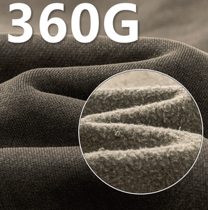 กางเกงทรงตรงสไตล์วินเทจ ทรงหลวม บุขนเฟลซ 360 กรัม แฟชั่นแนวสตรีท ปักโลโก้ตามสั่ง ไซส์อเมริกัน รับผลิตแบบ OEM - Product Image 6