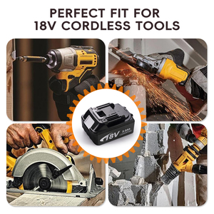 Thay thế 18 Volt Lithium ion có thể sạc lại hình trụ Pin 2.0/3.0/4.0/5.0/6.0ah Mô hình tương thích BL1850 bl1830 - Product Image 4