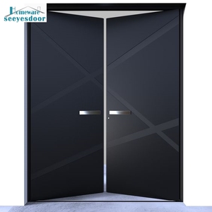 Seeyesdoor Chất Lượng Mạnh Mẽ Phía Trước Cửa Nhôm Đôi An Ninh Lối Vào Cửa Cho Biệt Thự - Product Image 4