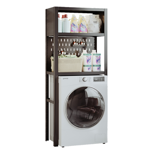 Estante de acero laminado en frío montable en pared para lavadoras de carga frontal muebles de baño - Product Image 1