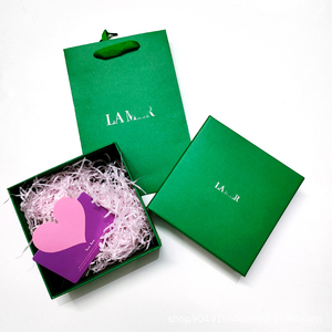 Boîte et boîte de papier de bijoux vert de logo personnalisé pour l'emballage de bijoux d'habillement - Product Image 6