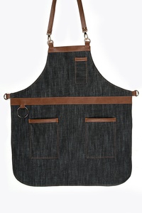 Quality Fashion Canvas With Genuine Leather Straps Waiter Coffee <b>Working</b> <b>Apron</b> LAN-0081 - Product Image 4