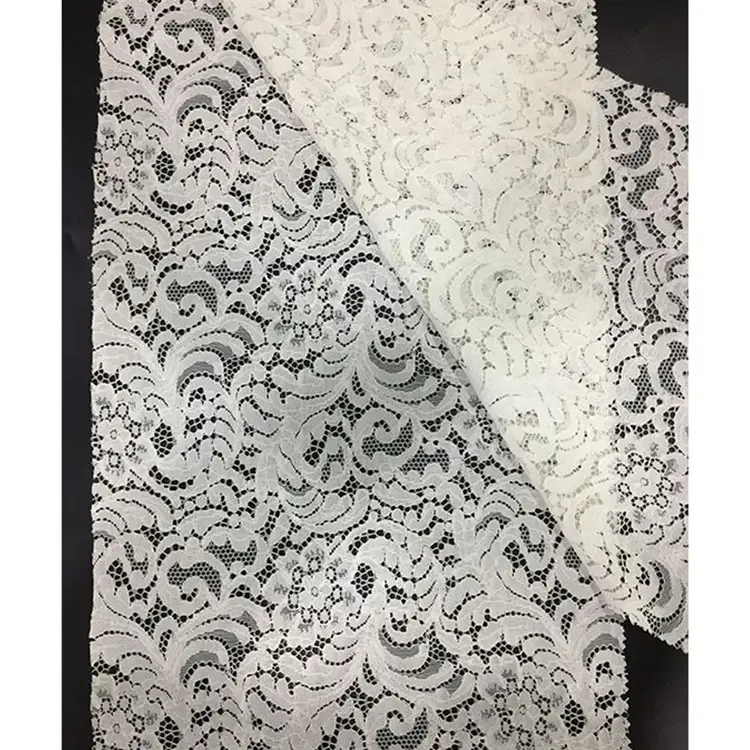 Vải Ren Đám Cưới Sợi Dọc Rashel Sang Trọng Chất Lượng Hàng Đầu Vải Dệt Kim Vải Dệt Kim Cotton Và Ni Lông