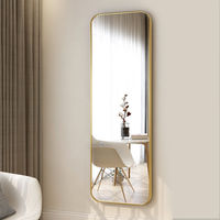 Miroir mural auto-adhésif en acrylique personnalisable moderne, doux et difficile à casser
