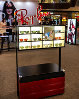 Exhibidor de Gafas de Sol Personalizado para Ópticas, Mueble de Exhibición para Tiendas de Óptica