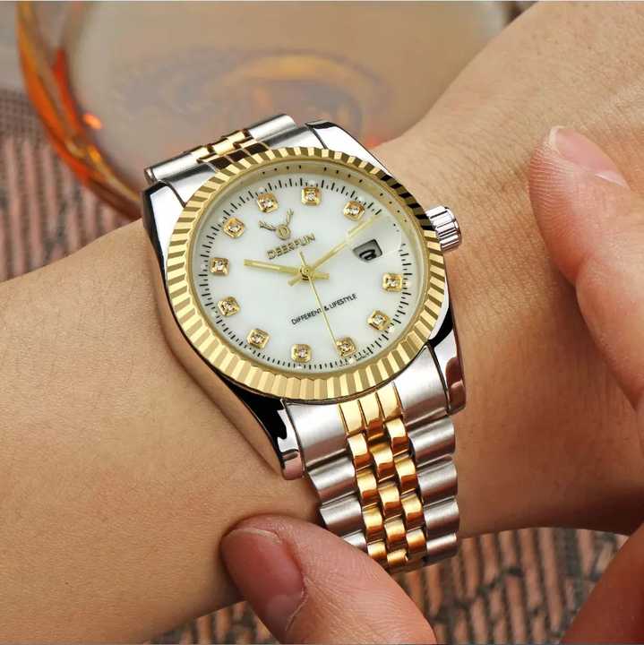 DEERFUN 20171224 Luxury China Men Quartz Watch Excel Steel Strap 