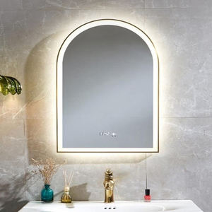Arche salle de bain Anti-buée Smart Touch <span class=keywords><strong>miroir</strong></span> de maquillage Intelligent mural Led rétroéclairé <span class=keywords><strong>miroir</strong></span> de courtoisie avec lumières Bluetooth - Product Image 3