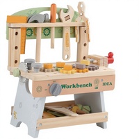 Banc d'outils multifonctionnel en bois pour l'éducation de la petite enfance, ensemble de simulation de montage d'écrous et de boulons, kit de réparation, jouet parent-enfant