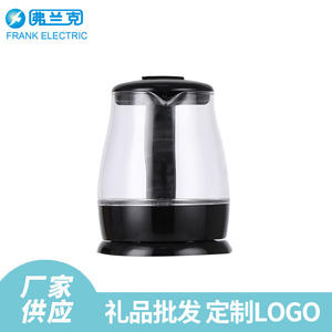 Hervidor eléctrico de vidrio Frank Electric Glass de 1 litro, hervidor portátil de viaje con marcas de medición para uso en dormitorios - Product Image 3