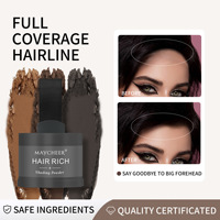 Poudre de remplissage pour la ligne des cheveux, produit d'amélioration du front, accessoire pour extensions capillaires, solution naturelle de comblement de la ligne des cheveux