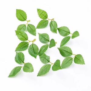 <span class=keywords><strong>Gâteau</strong></span> aux fruits fait à la main romantique feuille de rose artificielle 3 fourchettes avec décoration de guirlande caractéristique réaliste pour la fête des mères - Product Image 3