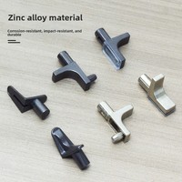 Supports d'étagère réglables antidérapants en alliage de zinc pour armoire à vin, supports de fixation pour présentoirs de garde-robe - Chine