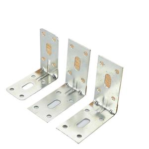 Supports d'angle en acier inoxydable en forme de L, épaisseur 1,0 mm, 1,2 mm, 1,5 mm, pour meubles et armoires, connecteurs durables - Product Image 2