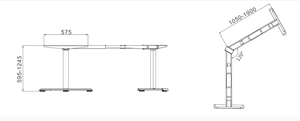 Bureau de direction en forme de L réglable en hauteur JIECANG, mobilier de bureau, poste de travail assis-debout - Product Image 6