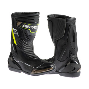 Bota de carreras para moto Befast BULLET RS AIR Negro Amarillo 44 - Product Image 1