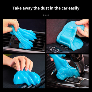 Gel de limpieza Interior para coche, limpiador de suciedad para limpieza de automóvil, removedor de polvo mágico, pegamento para teclado de ordenador - Product Image 3