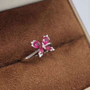 UM Jewelry 18K Solid Gold <b>Ruby</b> <b>Ring</b> Wholesale Diamond Unisex/<b>Men</b>/Women Wedding Anniversary Engagement Gift NGTC Certified - Product Image 4
