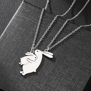 Mother <b>Daughter</b> Stainless Steel Heart <b>Necklace</b> For Women Daily Wear Jewelry Gift - Product Image 3