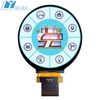 Écran rond TFT de 2,76 pouces 2,8 pouces 480x480 avec interface RGB 40 broches, circuit intégré de pilote ST7701S, écran LCD circulaire IPS de 2,8 pouces