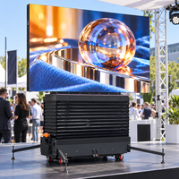 Écran LED extérieur haute définition P3 sur roues, écran LED mobile réutilisable pour lancement de produits, événements, location, promotion de marque, spectacle